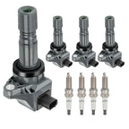 4X Ignition Coils + 4X Iridium Spark Plugs for Honda Civic HR-V ILX (2016–2021)