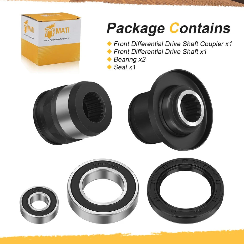 Front Differential Driveshaft Coupler Kit for Yamaha Grizzly 660 (2003–2008)