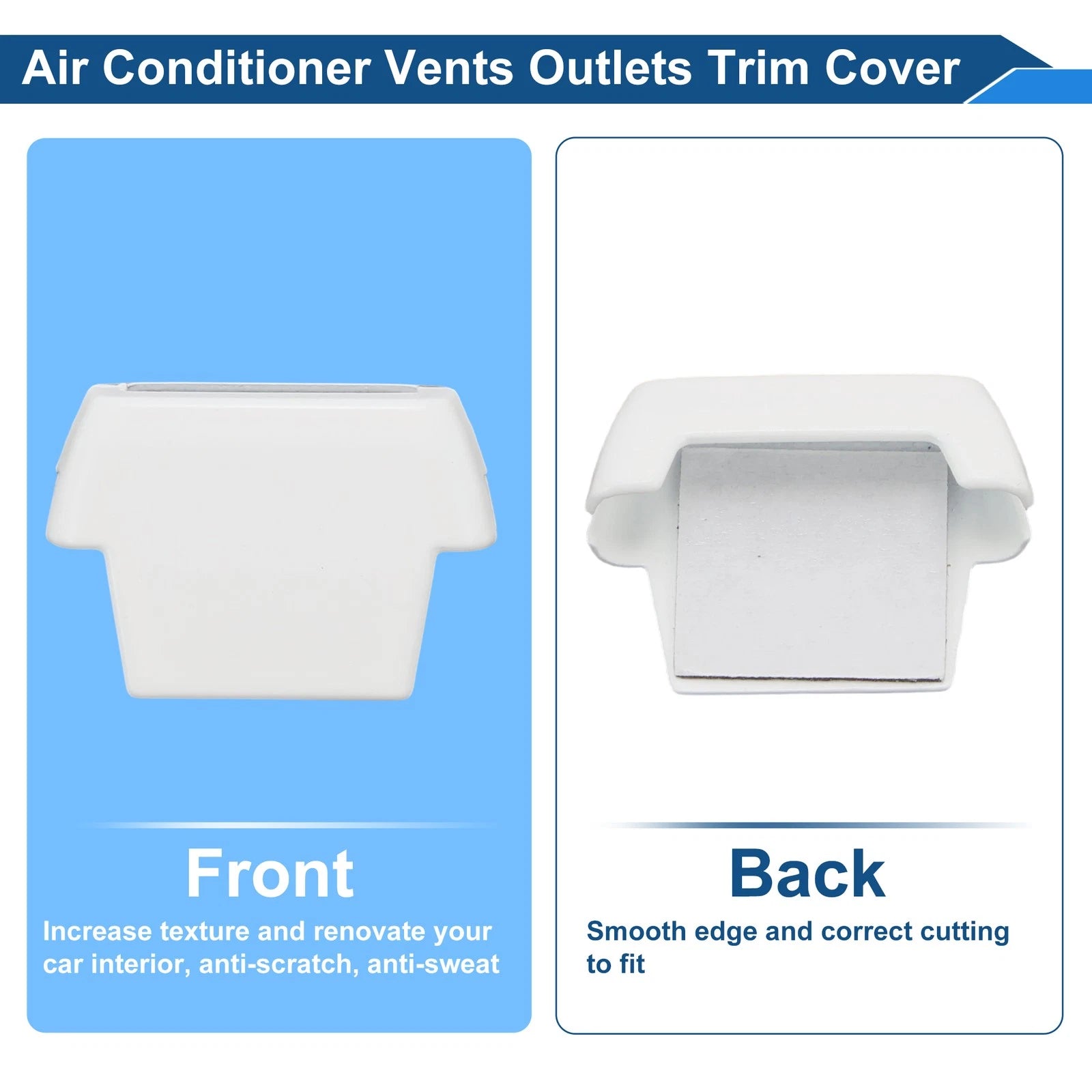Set of 4 Air Condition Outlet Vent Trim Cover Frames for Ford Bronco (2021–2024)