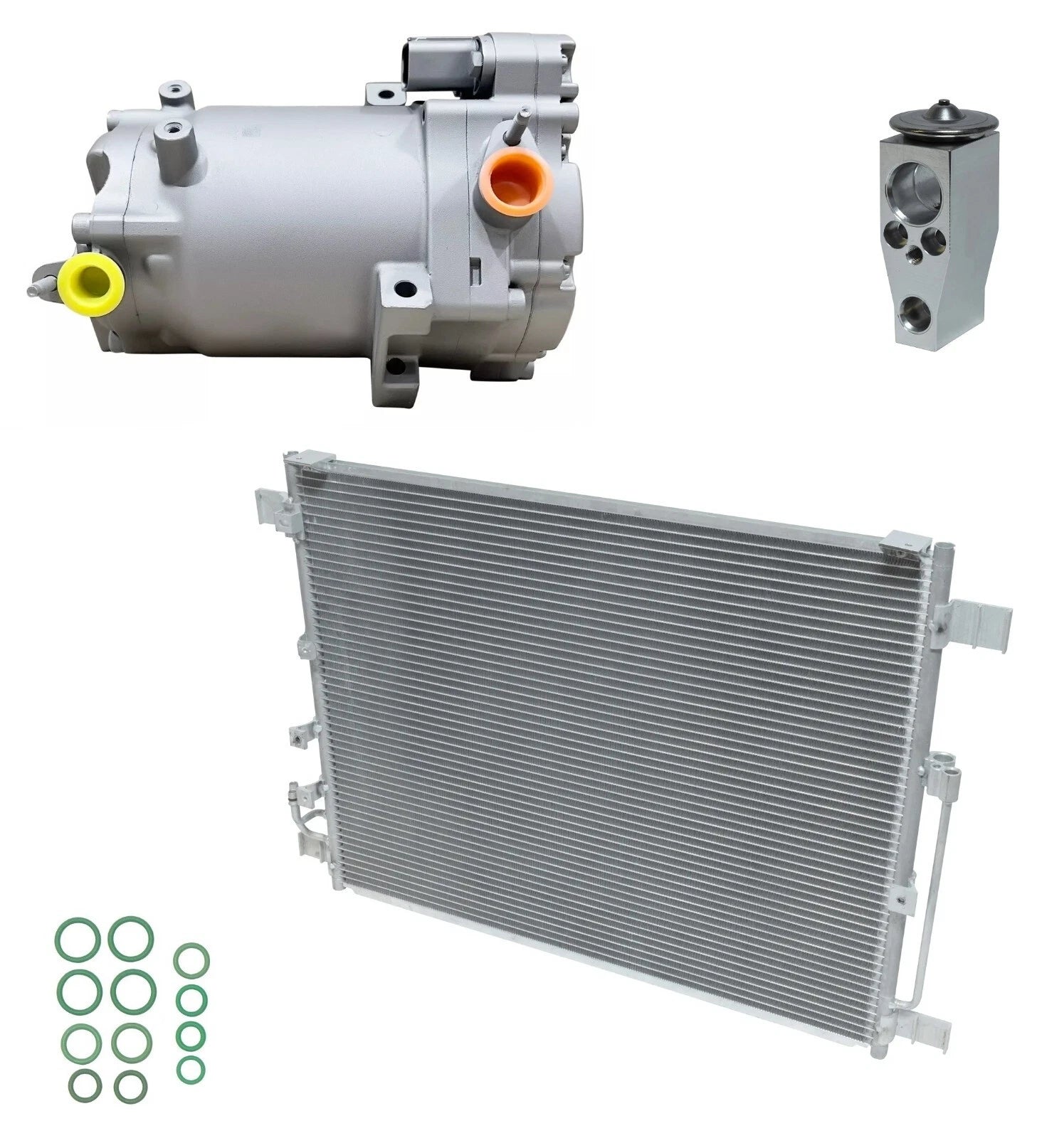A/C Compressor Kit with Condenser for Infiniti Q70 3.5L (2015–2019)