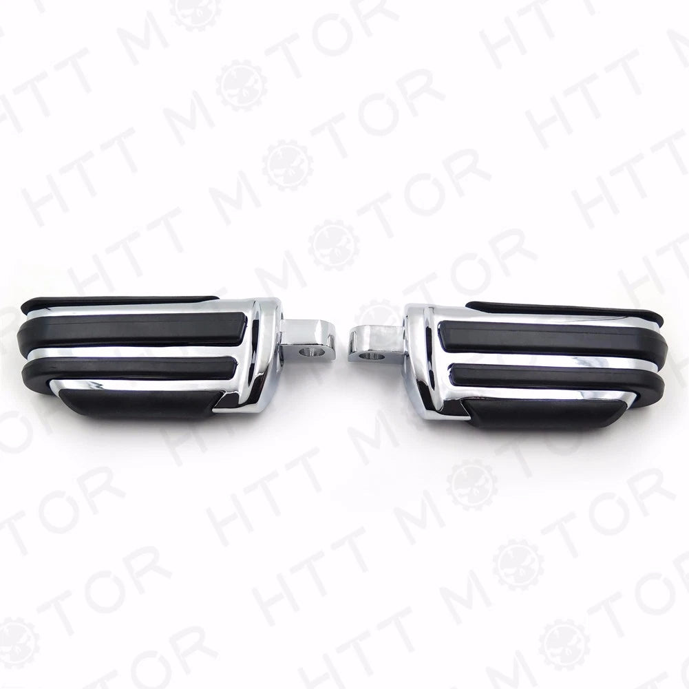 Chrome Wing Footrest Peg for Harley Davidson Dyna Glide Sportster (883-1200)