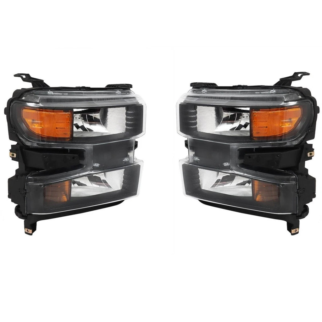 Headlight Assembly for Chevy Silverado 1500 (2019-2021) Halogen Clear