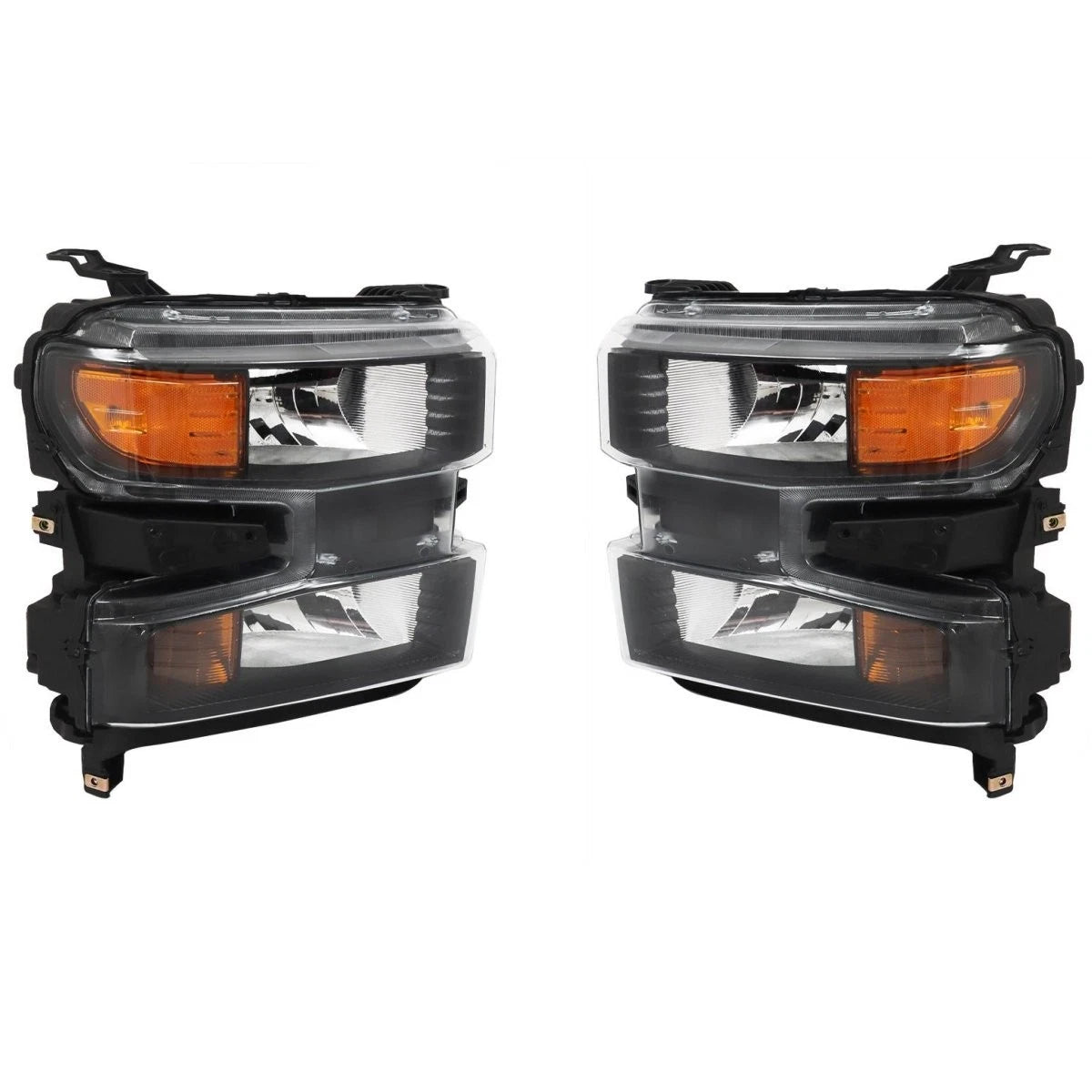 Headlight Assembly for Chevy Silverado 1500 (2019-2021) Halogen Clear