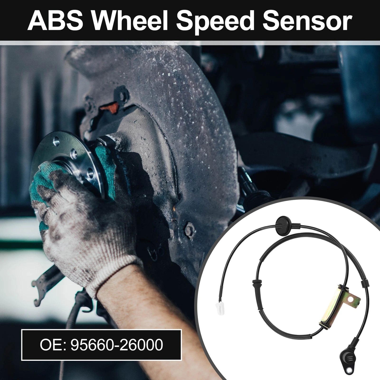 ABS Wheel Speed Sensor No. 95660-26000 for Hyundai Santa Fe (2013–2018)