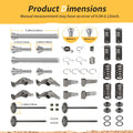 Cylinder Head Rebuild Kit for Honda TRX400EX 400X XR400R (1999–2009)