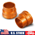 Front Wheel Axle Spacers for KTM 125 250 350 450 500 530 EXC XCW (2003–2015)