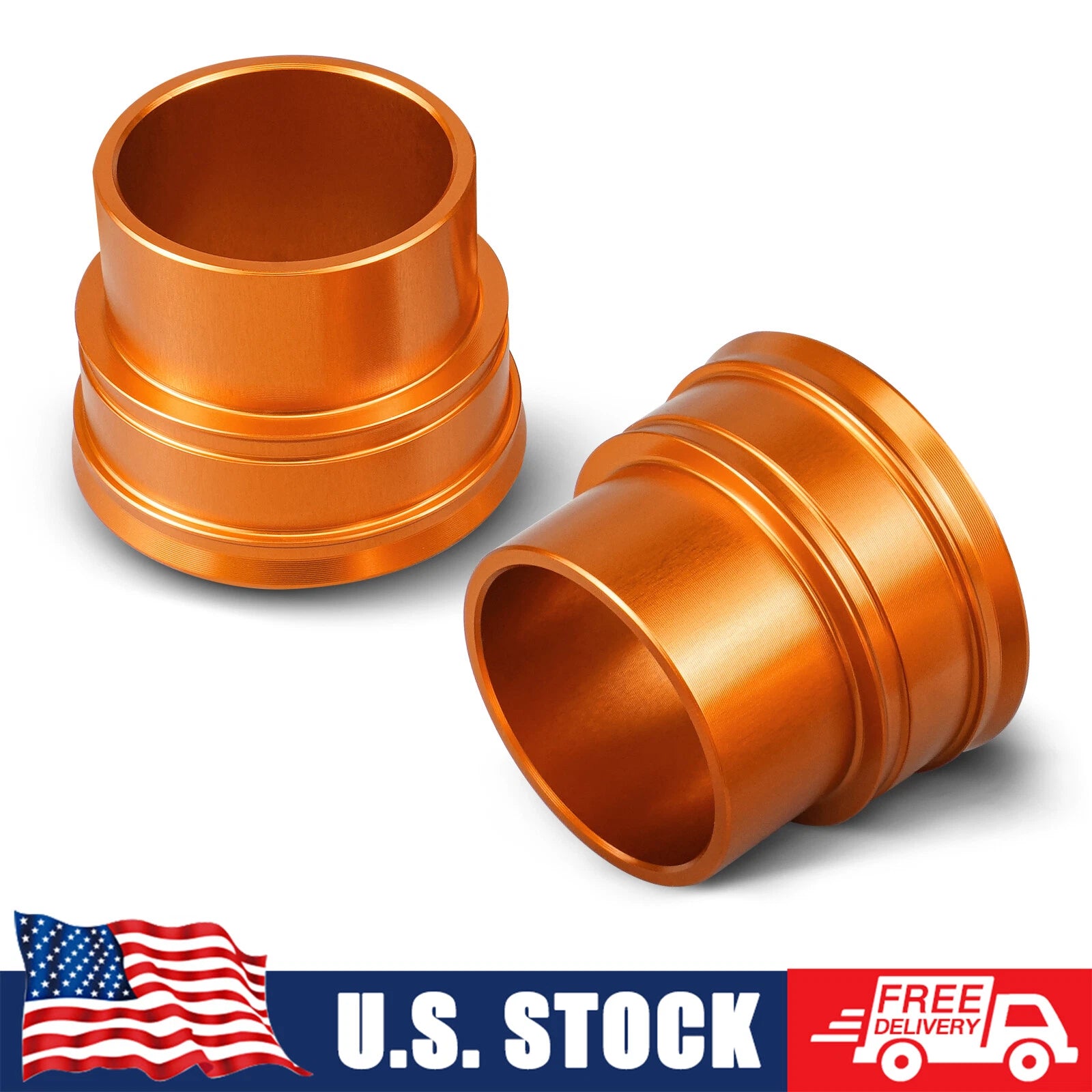 Front Wheel Axle Spacers for KTM 125 250 350 450 500 530 EXC XCW (2003–2015)