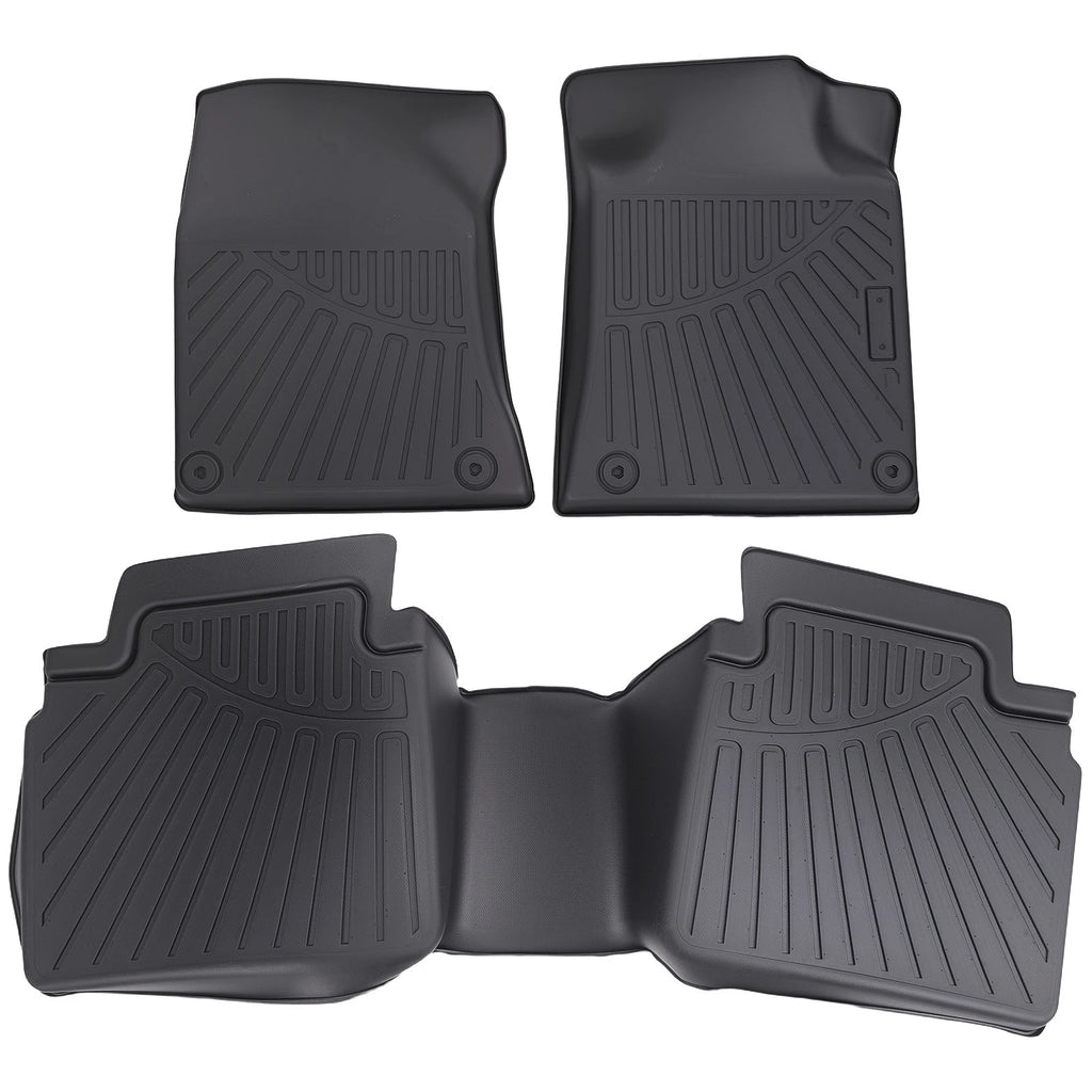 Set of 4 Black All-Season Floor Mats for Nissan Altima (2019–2025) TPE