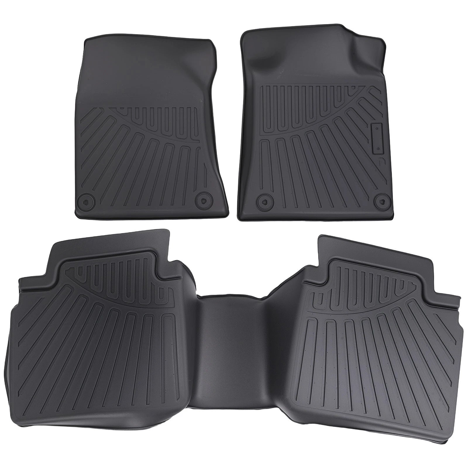 Set of 4 Black All-Season Floor Mats for Nissan Altima (2019–2025) TPE