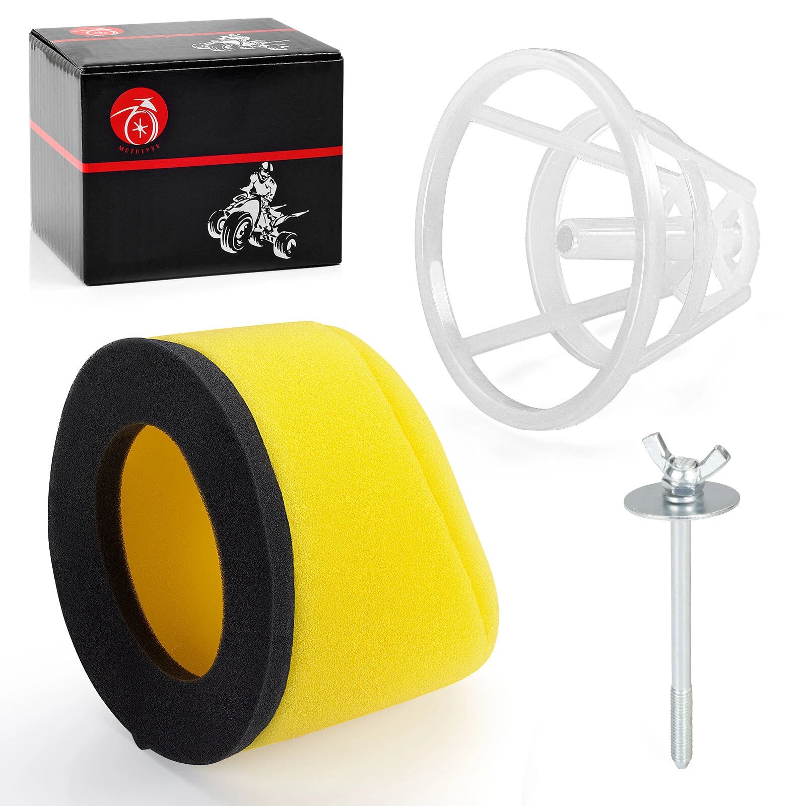 Air Filter & Gage Holder & Bolt Kit for Kawasaki KX80/KX85 (1991–2024)