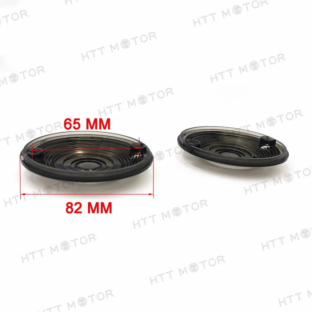 Smoke Flat Turn Signal Lens for Harley Davidson Electra Glide, Road King
