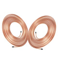 2X Copper Plated Brake Line for Hydraulic Systems (25 ft, 1/4 OD)