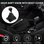 6 Speed Shift Knob with Boot Cover No. 8K0863278H for Audi A4 B8 (2007–2015)