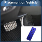 Footrest Pedals Cover for Subaru Forester (2003–2005) Aluminum Alloy Blue