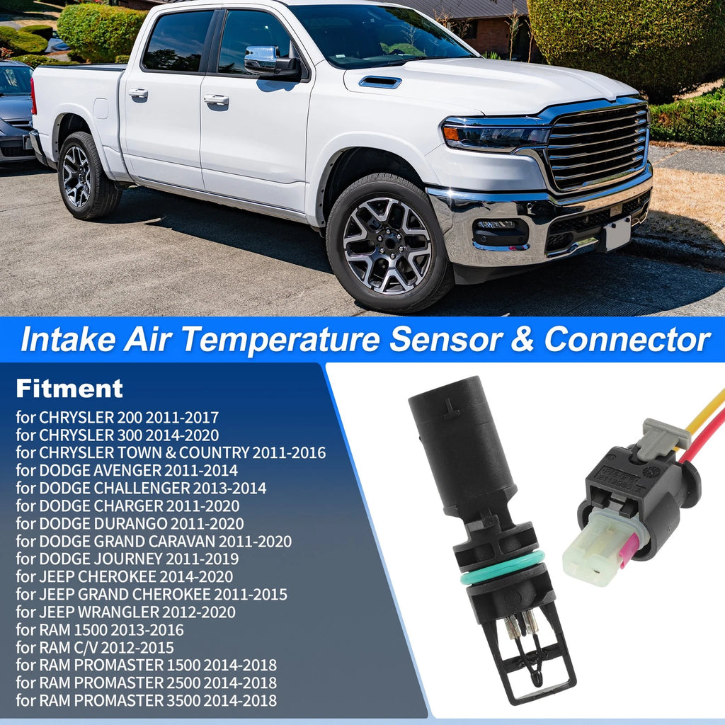 Intake Air Temperature Sensor Connector Kit for Chrysler Jeep (No. 5149182AB)
