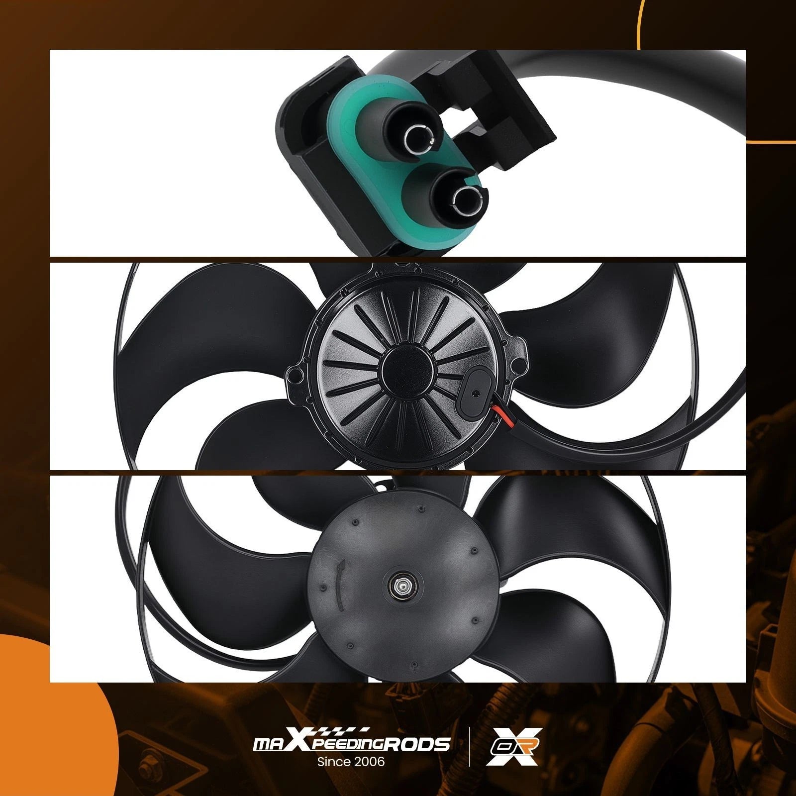 Electric Radiator Cooling Fan for Can-Am Maverick X3 Max 4x4 (2017–2018)
