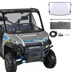 Clear Front Windshield & Tinted Rear Window for Polaris Ranger XP 1000 (2017–2023)