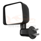 Manual Fold Side View Mirrors Cover Pair for Jeep Wrangler (2007–2017)