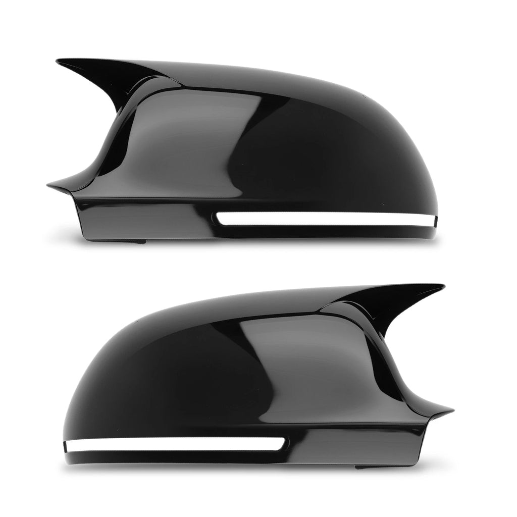 Exterior Mirror Set for Audi A5 S5 A6 S6 RS6 S3 (2009-2012) Black ABS Pair