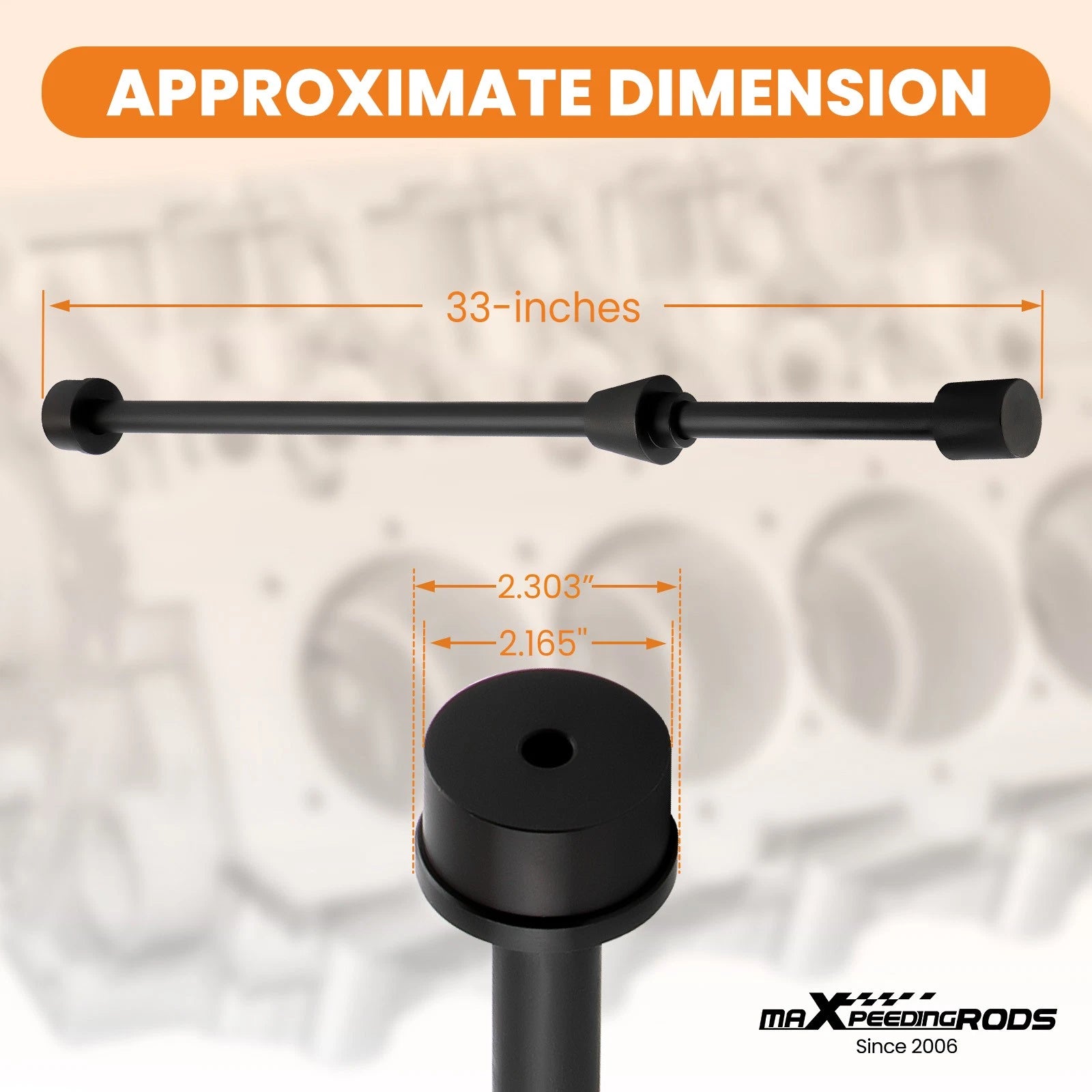 Cam Bearing Installation Tool for LS Engine (LS1 LS2 LS3 LS6 LQ9)
