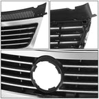 Front Grille Chrome w/Black Insert for VW Passat (2006–2010)