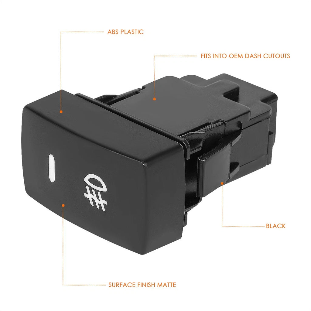 Fog Light Switch with Wiring Harness for Honda Odyssey/Civic/Crosstour (2006–2017)