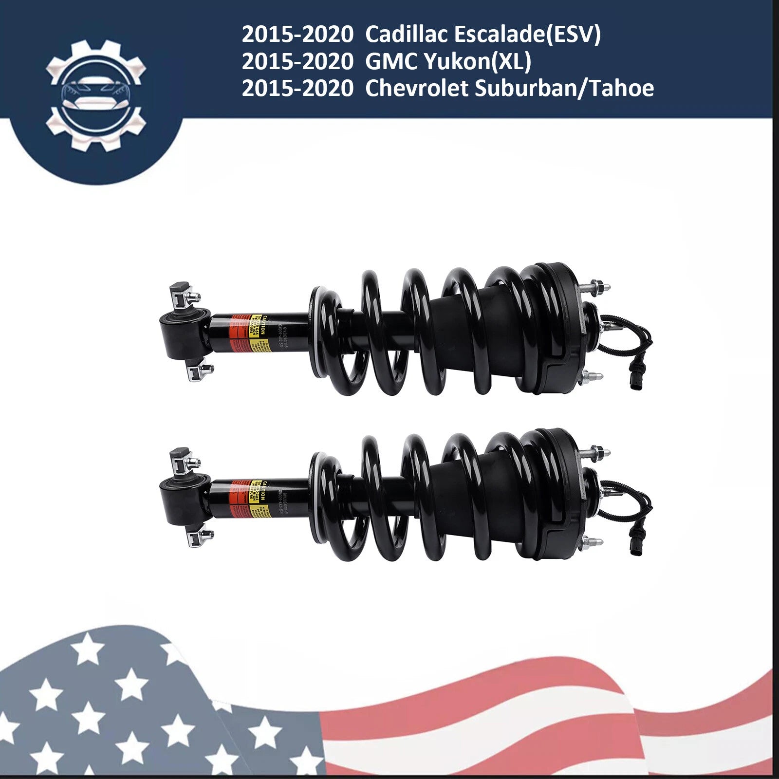 2X Front Shock Struts for Escalade Tahoe Yukon Denali (2015-2020)