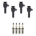 Set of 4 Ignition Coils & NGK Platinum Spark Plugs for Canyon Colorado (2004–2012)
