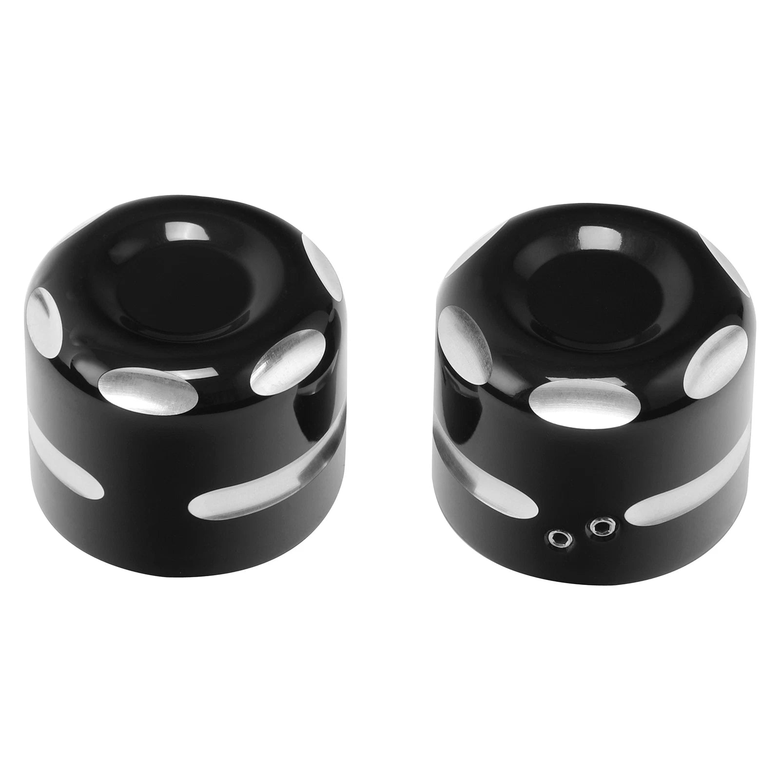 Rear Axle Nut Cover Cap for Harley Sportster 883 1200 (2009–2013) Black Chrome