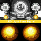 1156 Rear LED Turn Signal Insert Lights for Harley Dyna Touring (883)