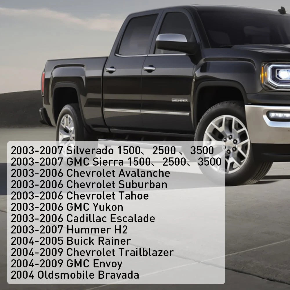 Steering Control Wheel Button Decals for Chevrolet GMC (2000–2006)