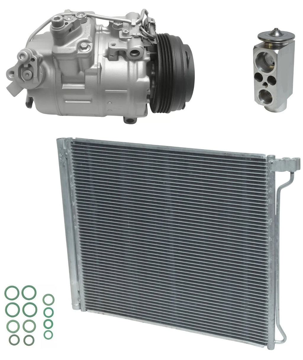 AC Compressor Kit with Condenser for BMW X5 4.4L Turbo (2015–2018)