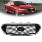 Front Grille Bumper for Ford Taurus (2013–2018) Black Chrome Replacement