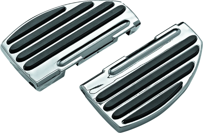 Kuryakyn ISO Passenger Floorboards Chrome for Harley Davidson FLHR (2008–2009)
