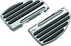 Kuryakyn ISO Passenger Floorboards Chrome for Harley Davidson FLHR (2008–2009)