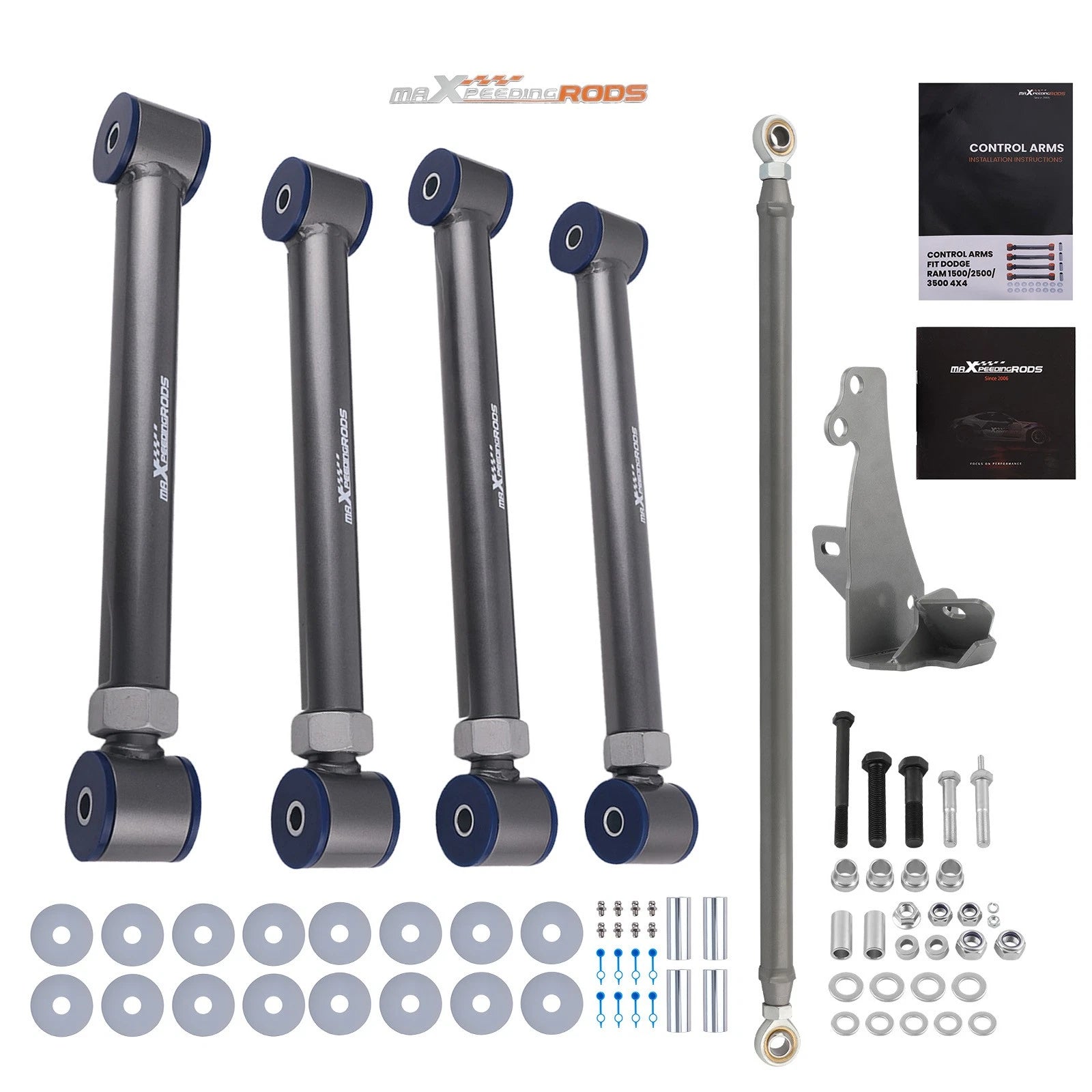 Front Control Arms & Track Bar for Dodge Ram 1500 2500 3500 (1994–2002)