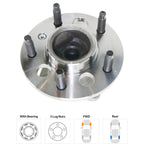 Wheel Hubs for Buick LeSabre (2000–2005) Rear Left & Right with Bearing & Sensor
