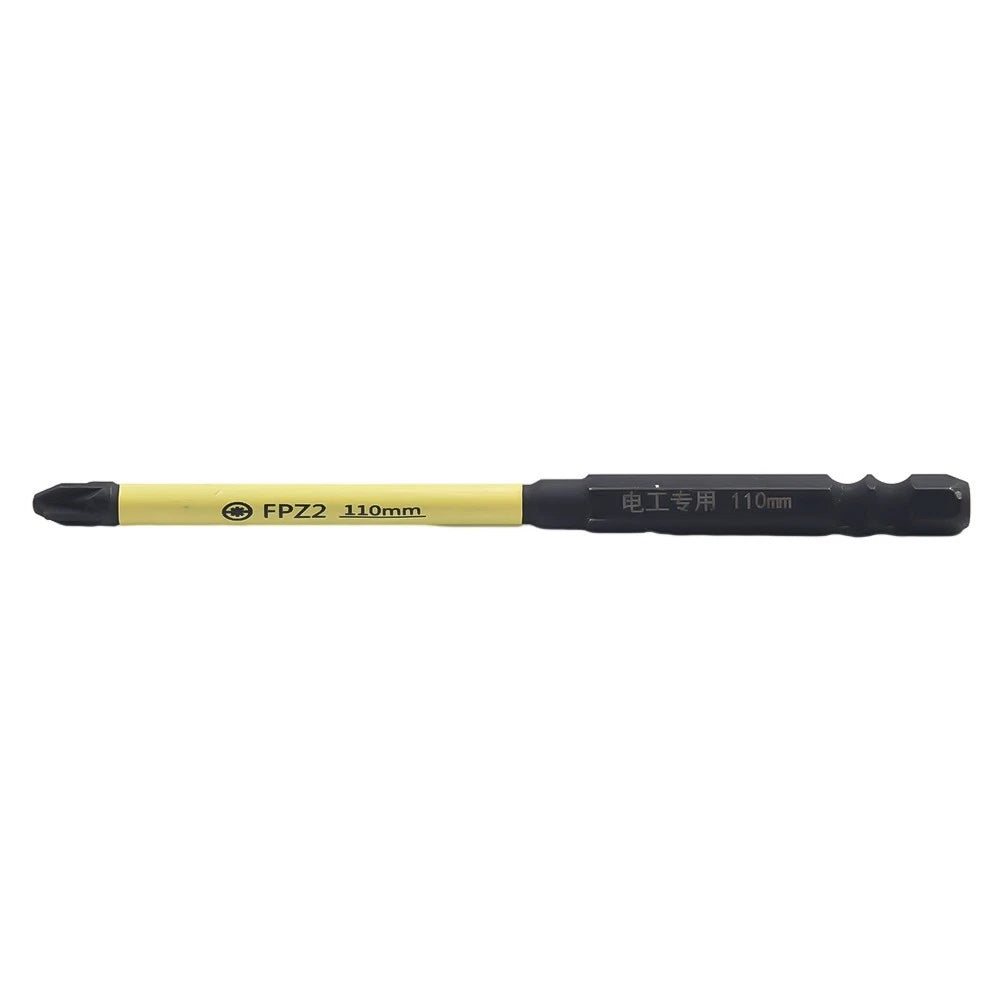 Set of 4 Precision Alloy Steel Cross Screwdriver Bits with Magnetism