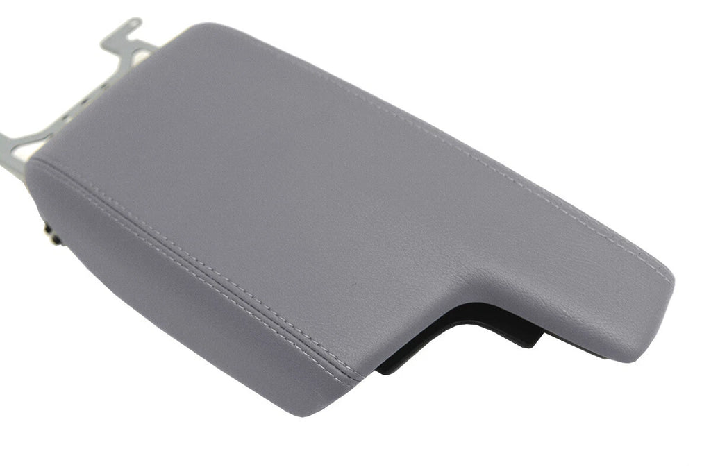 Leather Console Lid Armrest Cover for Subaru Impreza (2017–2020) Gray