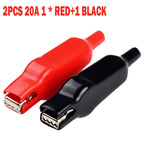 2PCS Crocodile Clips for Electrical Test Leads