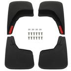 Set of 4 Splash Mud Flaps for Chevrolet Silverado 1500/2500/3500 (2014–2019)