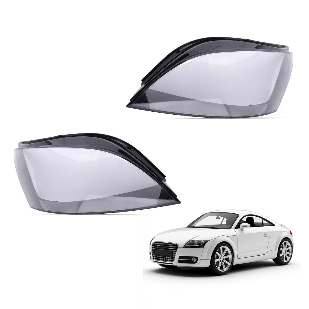 Clear Headlight Lens Cover for Audi TT (2008–2014) 8J0941029 8J0941030
