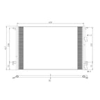 Replacement A/C Condenser Repair Part For 2003-2011 Saab 9-3 (Saab)