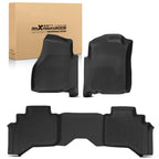 Set of 4 Anti-Slip Black Floor Mats for Dodge Ram 1500/2500/3500 (2002–2023)