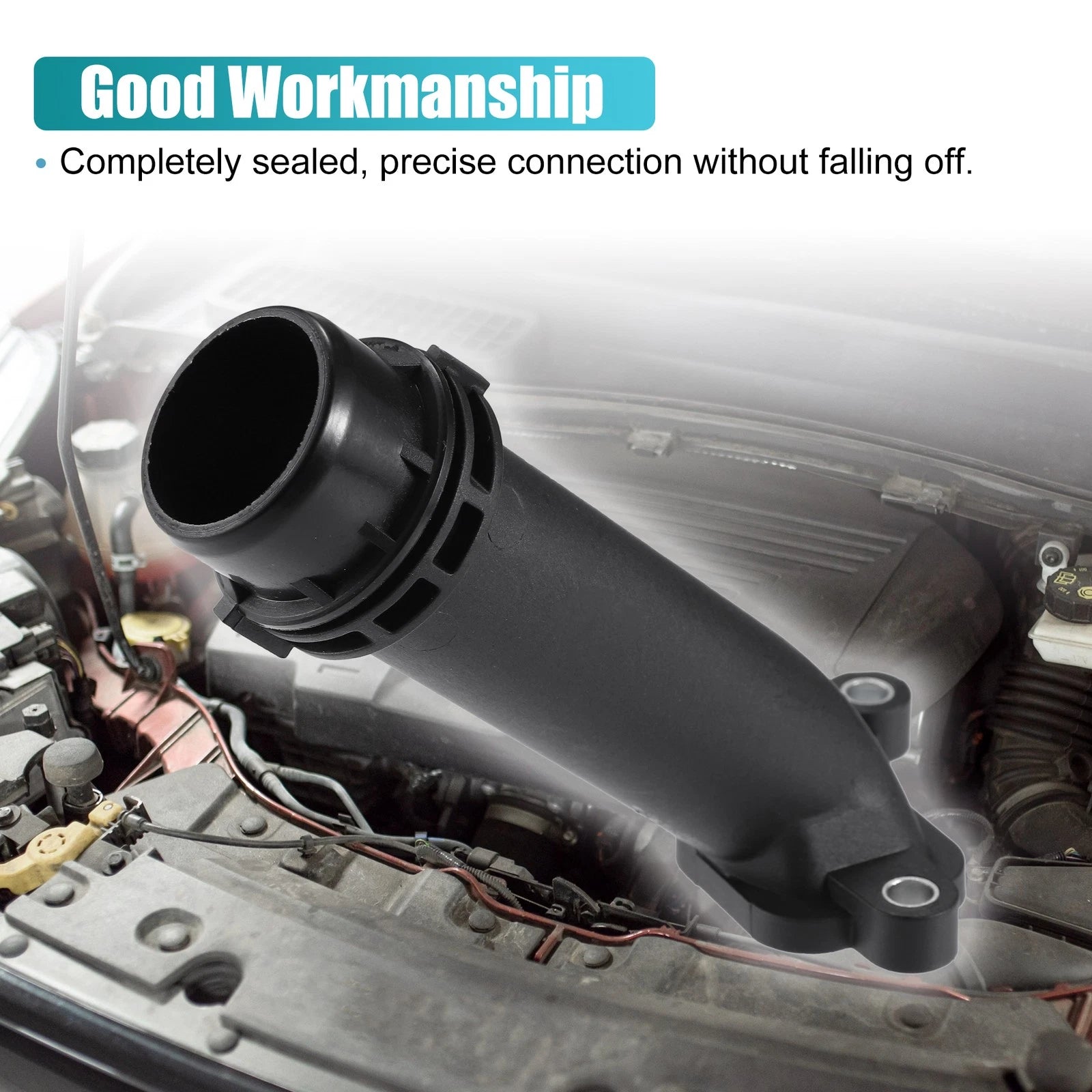 Engine Coolant Hose Connector for BMW E90 E91 E92 E93 X1 X3 X4 (2007–2013) No.11127810707