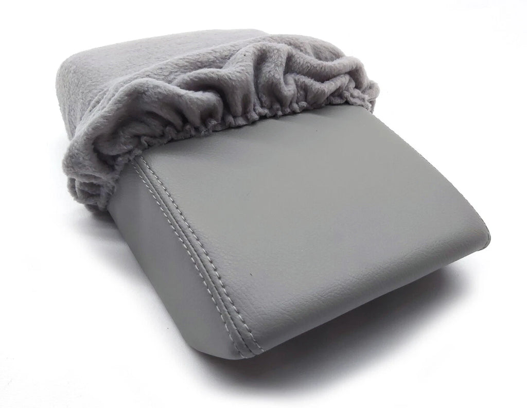 Console Lid Armrest Cover for Subaru Forester (2019–2024) Gray Fleece