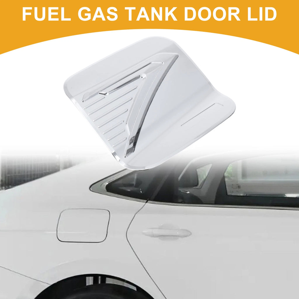 Fuel Tank Door Cap for Toyota Sienna (2022–2025) Chrome Silver Tone