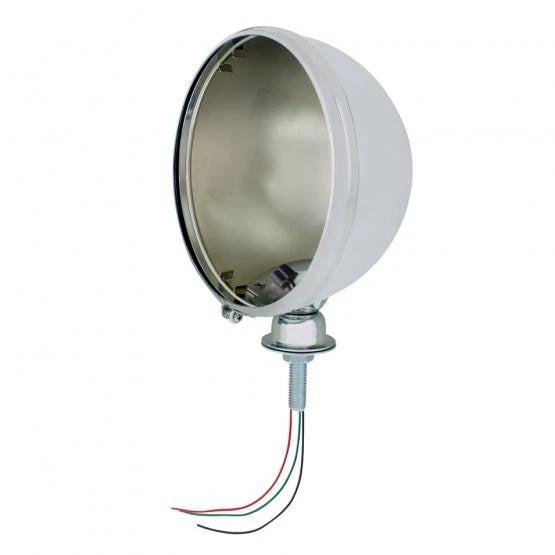 7 Inch Kingbee Style Chrome Headlight Housings for Universal Use (Fits)