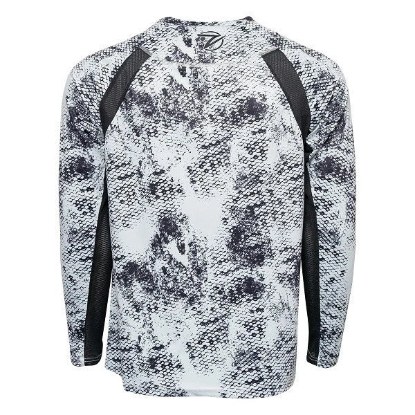 Gillz Long Sleeve Tournament Shirt for Men (Large) - Grunge Scale GMLSUVTourGV2