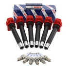 Set of 6 Ignition Coils & 6 Platinum Spark Plugs for Audi A6 A7 (2012–2018)